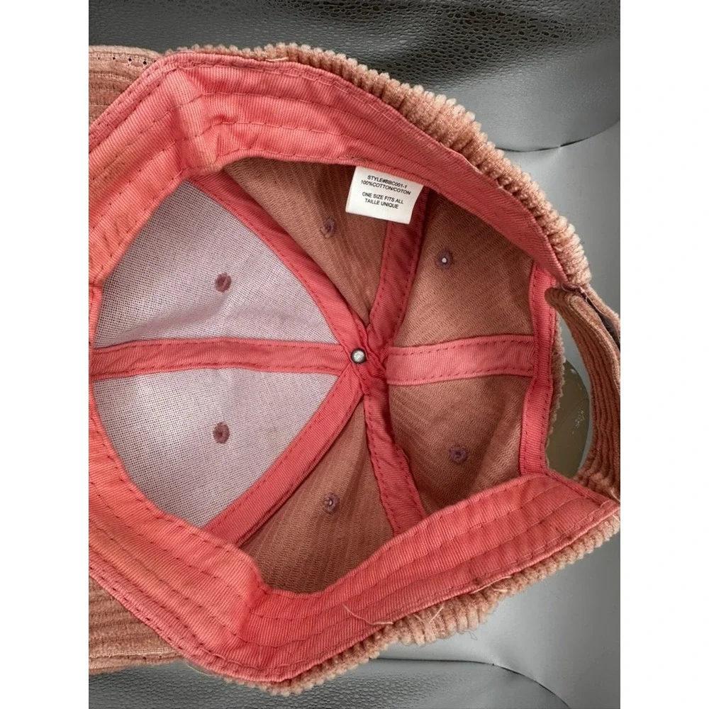 Unbranded Dusty Rose Pink Corduroy Baseball Cap Adjustable Hat BBC001-1